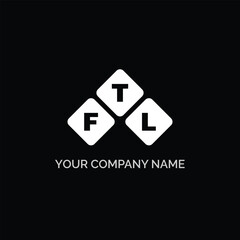 FTL letter logo design on white background. FTL logo. FTL creative initials letter Monogram logo icon concept. FTL letter design