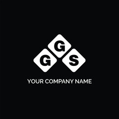 GGS letter logo design on white background. GGS logo. GGS creative initials letter Monogram logo icon concept. GGS letter design