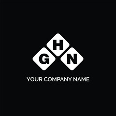 GHN letter logo design on white background. GHN logo. GHN creative initials letter Monogram logo icon concept. GHN letter design