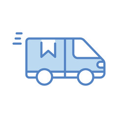 Delivery free icon editable stock vector illustration