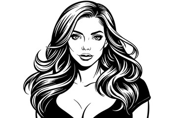 bella silhouette  vector illustration