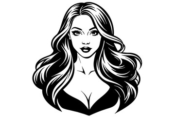 bella silhouette  vector illustration