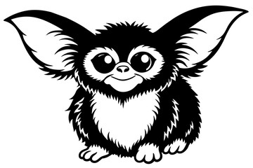 Gizmo silhouette  vector illustration