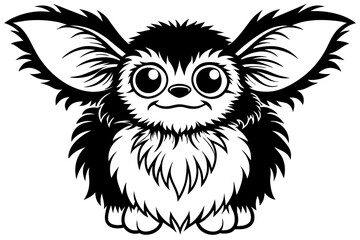 Gizmo silhouette  vector illustration