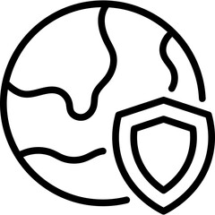 protection earth icon