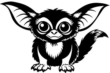 Gizmo silhouette  vector illustration