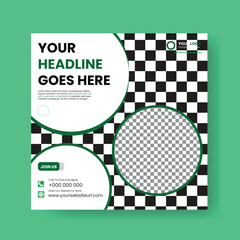  Modern and Creative social media post banner template