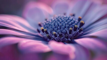 Close up of a purple flower,Generative ai , 