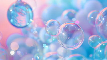 abstract background with bubbles
