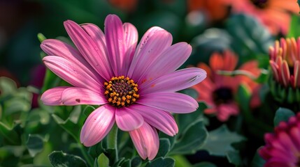 Obraz premium Close-up pretty flower,Generative ai 