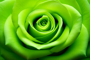 rose flower, green bud color, close-up, selective focus