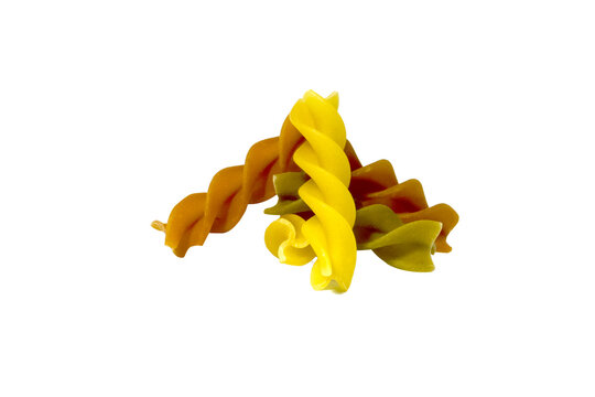 Macaroni isolated on white