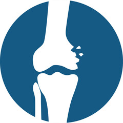 Bone fracture icon. Orthopedic injury medical symbol