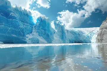 Möbelaufkleber Climate change melting glaciers faster professional photography © NikahGeh
