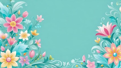 Fototapeta na wymiar Spring blossom illustration