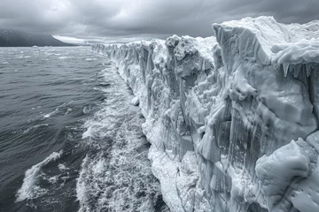 Raamstickers Climate change melting glaciers faster professional photography © NikahGeh