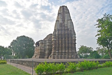  Beautiful temple adorned with sculptures and surrounded by peaceful nature., Duladeo Shiva Temple...