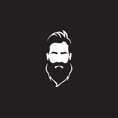 Bearded Man in cartoon, doodle style. Image for t-shirt, web, mobile apps and ui. Isolated 2d vector illustration in logo, icon, sketch style, Eps 10. AI Generative