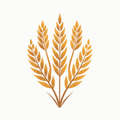 Wheat in cartoon, doodle style. Image for t-shirt, web, mobile apps and ui. Isolated 2d vector illustration in logo, icon, sketch style, Eps 10. AI Generative