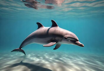 Obraz premium dolphin in the water