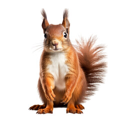 a squirrel isolated on transparent background
