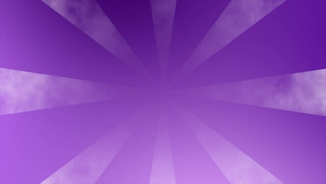 Modern comic style central concentrated rotating lines purple futuristic radial looped background