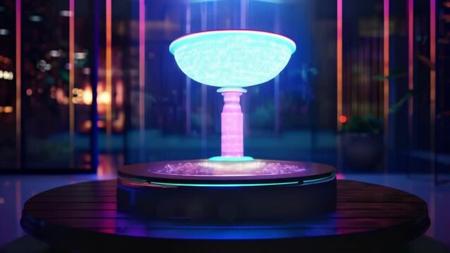 Enhance your business presentations with stunning holographic graphics to showcase complex statistical data in an engaging and dynamic manner.