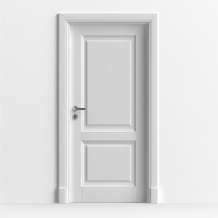 Door isolated on white background