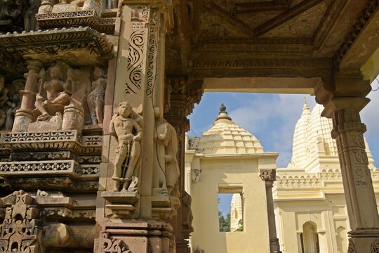 architectural part of parshwanath temple khajuraho, Madhya Pradesh, India