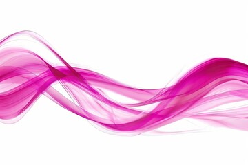 Abstract pink wavy lines on white background.