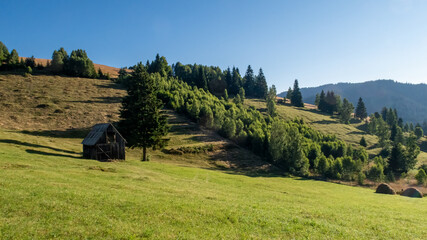 Old Farm in the carpathians of Romania