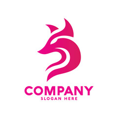 Obraz premium wild head wolf fierce face logo design inspiration