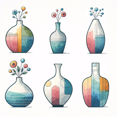 set of vases