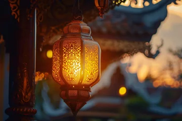 Fototapeten Golden Hour Lantern Light © viktoria