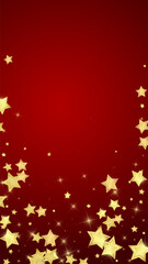 Magic stars vector overlay.  Gold stars scattered