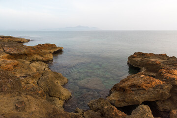 The coastline near Can Picafort on the island of Majorca - 763870312