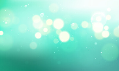 Vector gradient background with bokeh effect