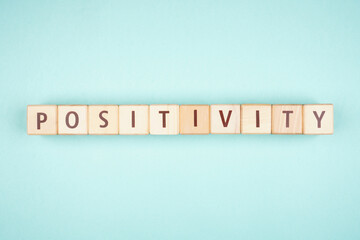 Positivity Words of Encouragement Isolated Backgroun