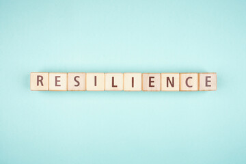 Resilience Words of Encouragement Isolated Backgroun