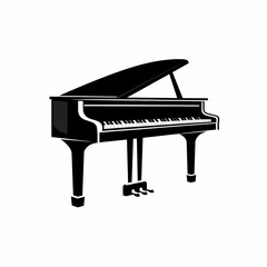 logo illustration of piano