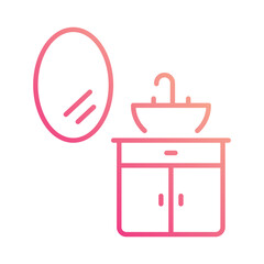 Sink  icon editable stock vector illustration.