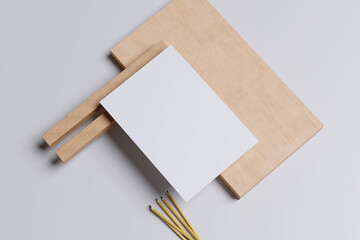 Top Flyer A5 Blank Background