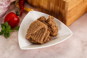 Liver Pate spread in the bowl