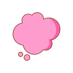 vector hand drawn speech bubble doodle illustration