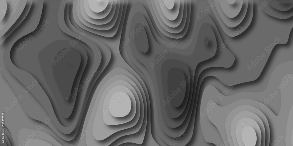 Leinwandbilder abstract grey paper cut background design .abstract vector seamless pattern with shadows trendy mult