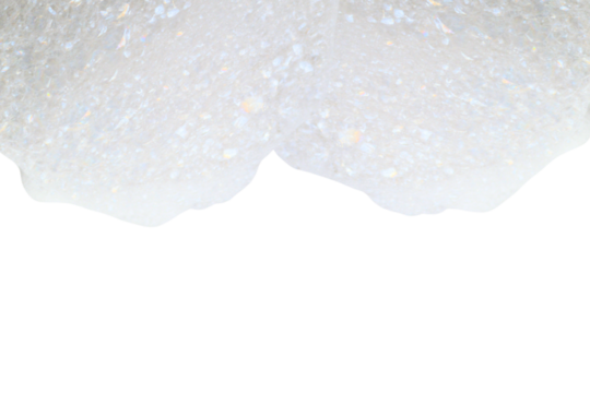 Realistic soap foam bubbles isolated on transparent background