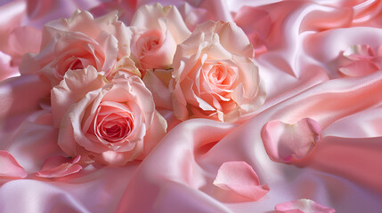 close up of pink roses