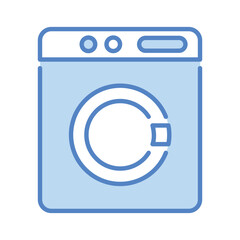 Washing Machine icon editable stock vector illustration.