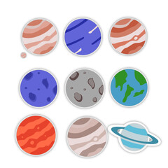 Planet Icon Set