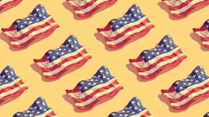 Fototapeta premium US presidential election. USA flag